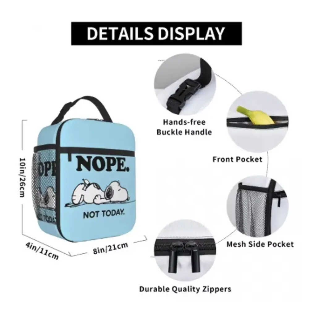 New Snoopy/Peanuts in Space, Astronauts Insulated Lunch Bag/Bento, Work/School